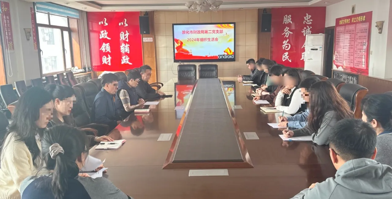 A Party organizational-life meeting in session