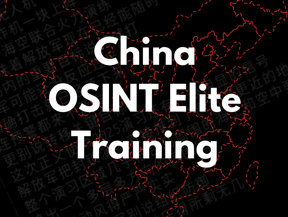 China OSINT Elite [United States Only]